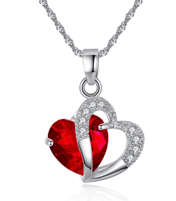 Crystal Heart Red